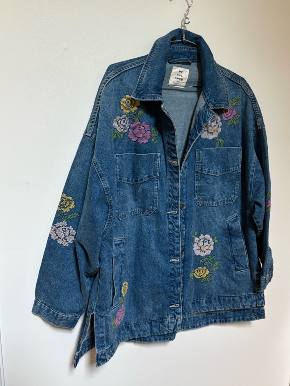 NWOT Free People We The Free Madison City Embroidered Jacket Size Medium - Picture 5 of 16